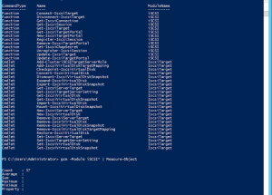 New iSCSI cmdlets in PowerShell V3 Part – 1