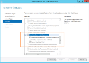 Converting between GUI and Server Core in Windows Server 2012 Using PowerShell V3