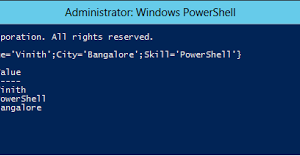 Ordered Hash Tables in Windows PowerShell V3.