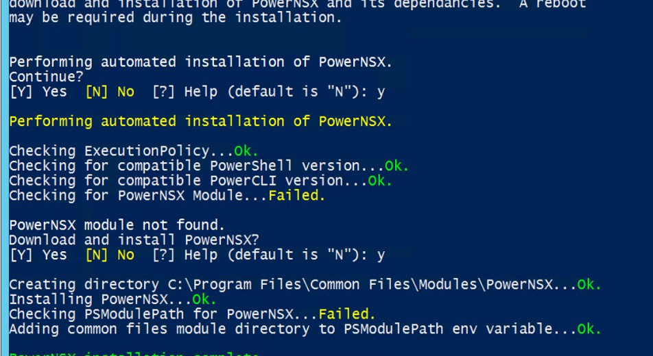 Getting Started with PowerNSX.