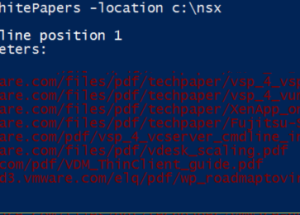 Download Technical WhitePapers from VMware Site – PowerShell